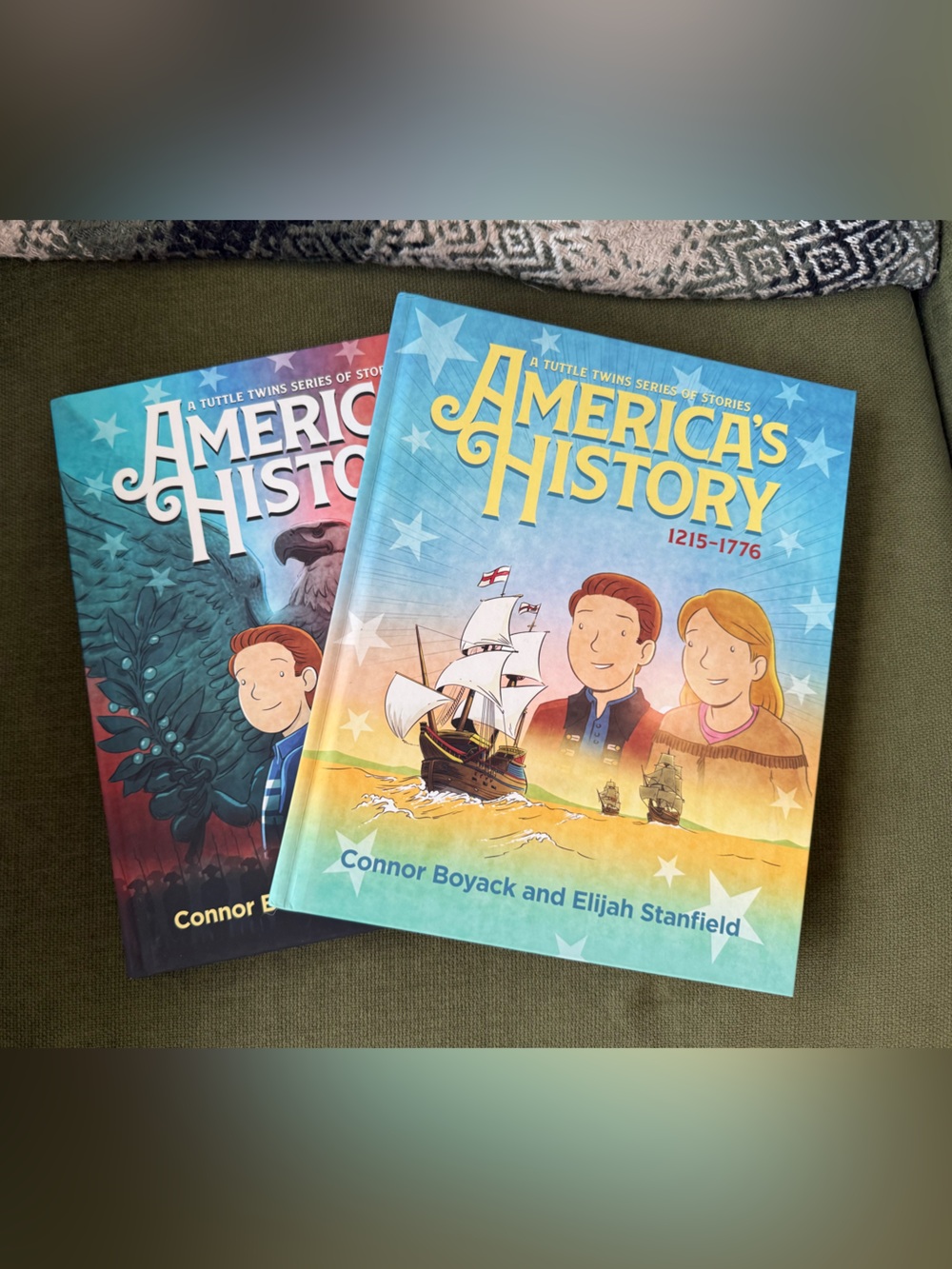Tuttle Twins America's History Kids Book Vol. 1 -& Vol. 2